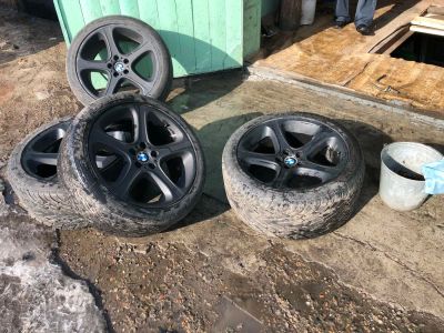 Лот: 11200636. Фото: 1. Колеса BMW X5 R20 87 Стиль Разноширокие. Шины на дисках