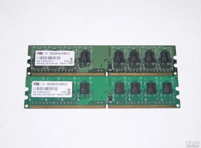 Лот: 9134195. Фото: 1. DIMM DDR2 1Gb Foxline FL24T08CBN-G8E0. Оперативная память