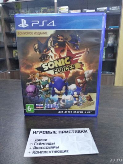 Лот: 16274386. Фото: 1. Sonic Forces. Лицензионный диск... Игры для консолей