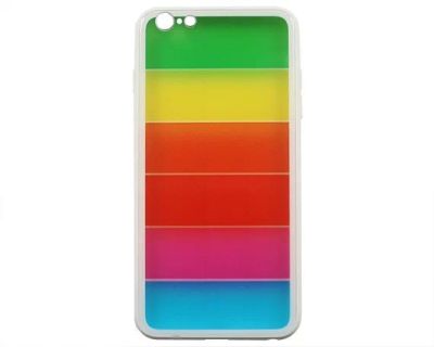 Лот: 20887892. Фото: 1. Чехол iPhone 6/6S Plus Rainbow... Чехлы, бамперы