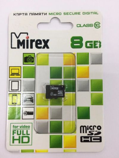 Лот: 10174481. Фото: 1. Карта памяти MicroSd 8Gb 10 Class... Карты памяти