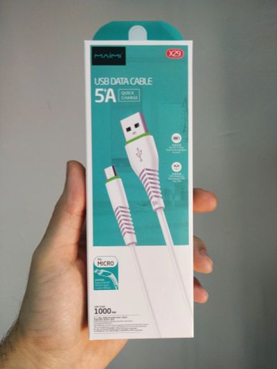 Лот: 19565523. Фото: 1. usb кабель micro usb 1.0м maimi... Дата-кабели, переходники