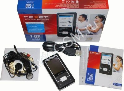 Лот: 2287247. Фото: 1. MP-3 Texet -T560. Плееры