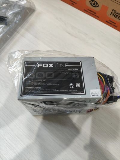 Лот: 20672579. Фото: 1. 500W Foxline FZ500R (24+4+6pin... Корпуса, блоки питания