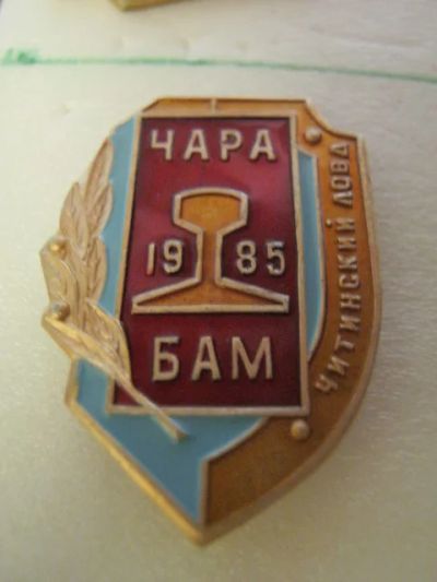 Лот: 8851492. Фото: 1. значки Читинское ЛОВД на БАМстрое. Другое (значки, медали, жетоны)