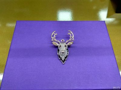 Лот: 13325158. Фото: 1. Брошь "Олень". Броши
