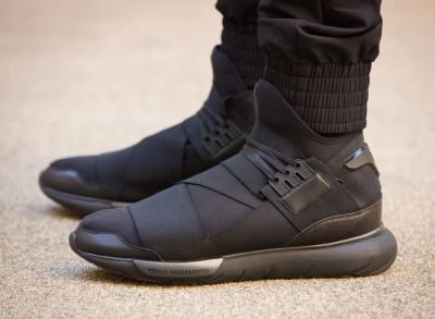 Лот: 7556672. Фото: 1. Adidas Y-3 Qasa black ОБМЕН. Кеды, кроссовки, слипоны