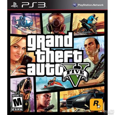Лот: 9768467. Фото: 1. GTA V (PS3) Русская версия \ Диск. Игры для консолей