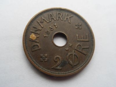 Лот: 9164061. Фото: 1. Дания 2 эре 1931. Европа