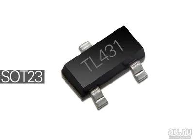 Лот: 13499834. Фото: 1. TL431 SOT-23 Регулируемый источники... Микросхемы