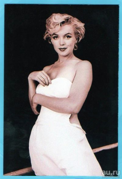 Лот: 17947001. Фото: 1. Marilyn Monroe/Мэрилин Монро-глянцевая... Открытки, конверты
