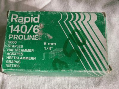 Лот: 7319449. Фото: 1. RAPID Prolihe скобы Тип 140, 6мм. Расходные материалы, сменные насадки