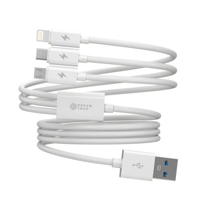 Лот: 24688684. Фото: 1. Кабель 3 в 1 Dream V3 | Micro-USB... Дата-кабели, переходники