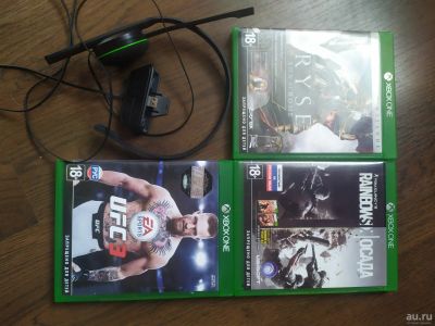 Лот: 17541778. Фото: 1. Ufc 3, Ryse son of rome,rainbowsix. Игры для консолей