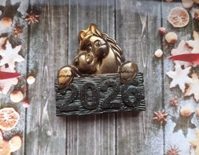 Лот: 25747408. Фото: 1. Новогодний шоколад, 2026, год... Шоколад, конфеты