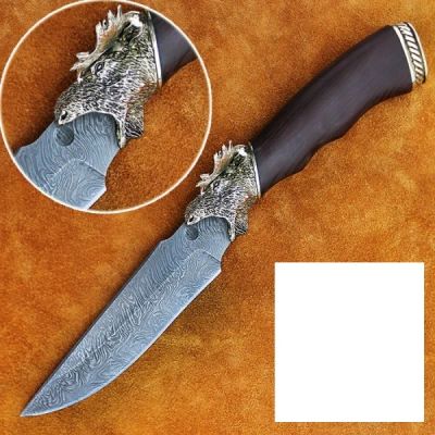 Лот: 4960909. Фото: 1. Подарочный нож из дамасской стали. Ножи, топоры