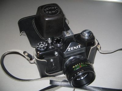 Лот: 3121575. Фото: 1. фотокамера зенит 11,с обьективом... Плёночные зеркальные