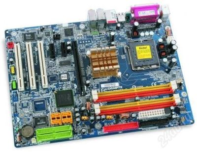 Лот: 1623730. Фото: 1. Материнская плата GIGABYTE 8I945P-G... Материнские платы