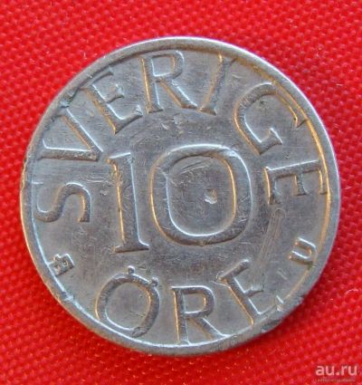 Лот: 1588155. Фото: 1. (№620-3/LF) 10 эре 1980 (Швеция... Европа