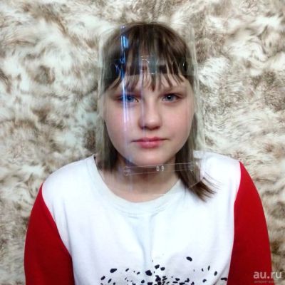 Лот: 17109878. Фото: 1. Защитный экран для лица детский. Защитные очки, каски, перчатки