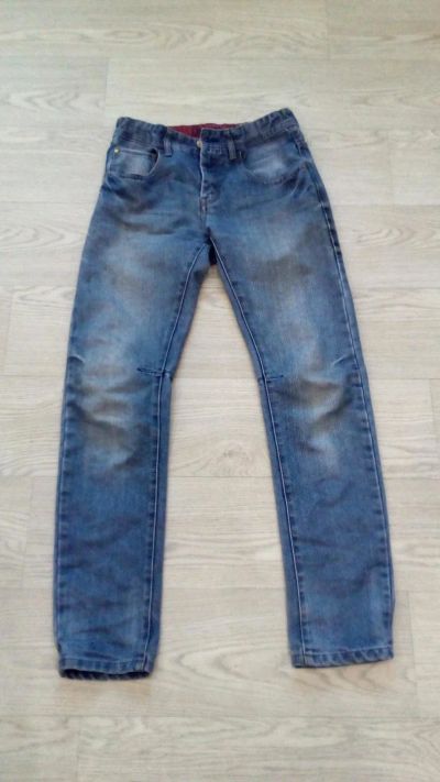 Лот: 10488768. Фото: 1. Джинсы H&M 152-158 см мальч. подростку. Брюки, шорты, джинсы