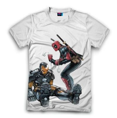 Лот: 6865722. Фото: 1. Футболка Дэдпул (Deadpool) и Ironman. Футболки, поло