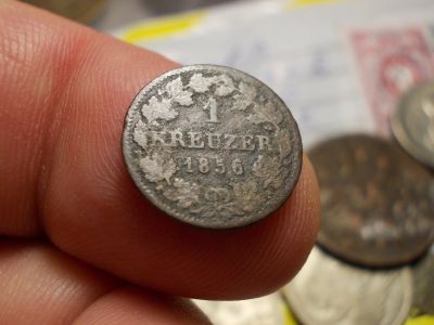 Лот: 16674983. Фото: 1. Редкий крейцер 1856 года-Бавария... Россия до 1917 года