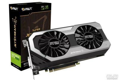 Лот: 12715670. Фото: 1. palit gtx 1060 super jetstream... Видеокарты