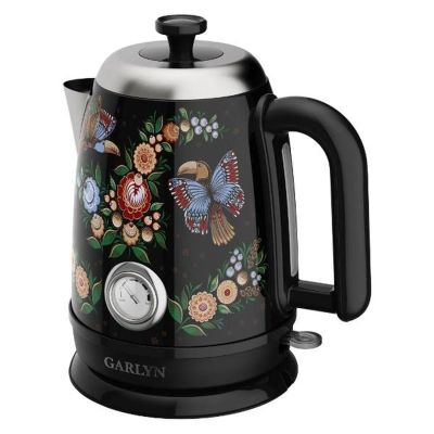 Лот: 24989506. Фото: 1. Электрический чайник Garlyn Flower... Чайники, кофемашины, кулеры