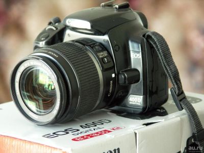 Лот: 8581005. Фото: 1. Canon EOS 400D kit EF-S 18-55mm... Цифровые зеркальные