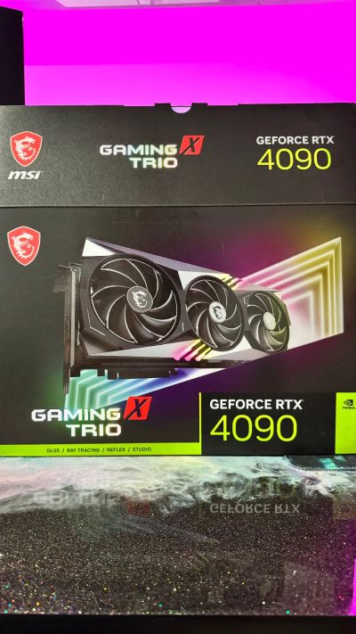 Лот: 23533320. Фото: 1. Rtx 4090 msi gaming x. Видеокарты