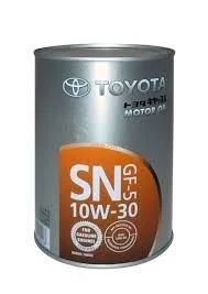 Лот: 14492873. Фото: 1. Toyota SAE 10W30 SN, 1L (масло... Масла, жидкости