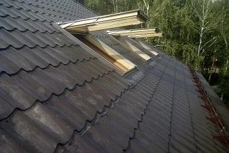 Лот: 9837843. Фото: 1. Металлочерепица Монтеррей Полиэстер... Кровельные материалы