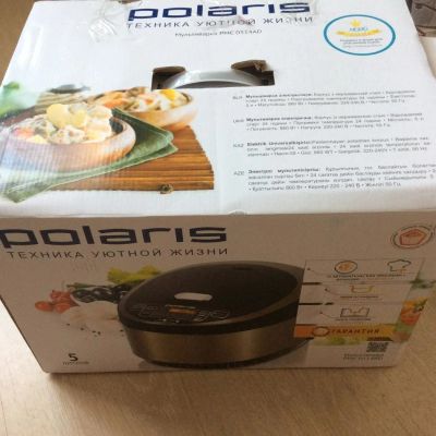 Лот: 9188942. Фото: 1. Мультиварка Polaris новая в упаковке. Кухонная