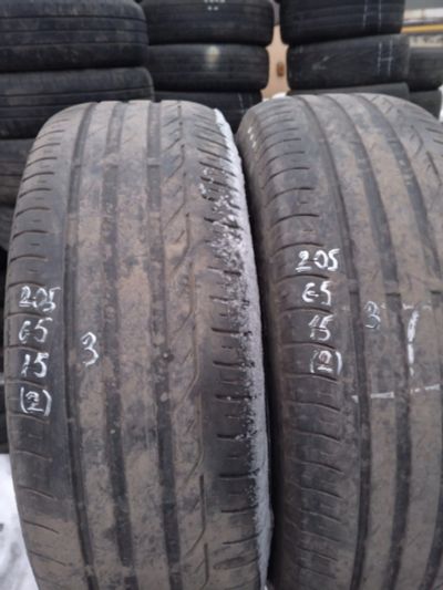 Лот: 24881911. Фото: 1. (2шт) 205/65 15 Bridgestone Turanza... Шины