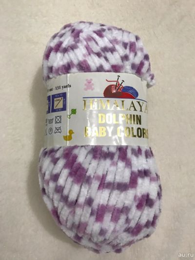 Лот: 13690282. Фото: 1. Пряжа Himalaya Dolphin baby colors... Ткани, нитки, пряжа