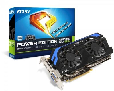 Лот: 5225993. Фото: 1. MSI GeForce GTX 660 ti. Видеокарты