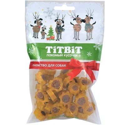 Лот: 17232038. Фото: 1. Титбит Новый Год Мармелад мясной... Корма