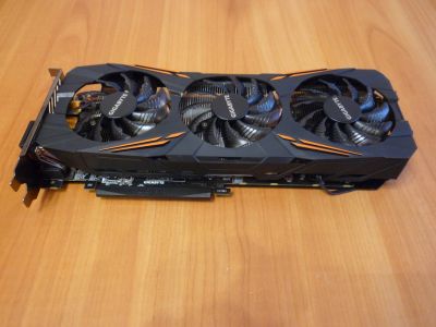 Лот: 12235105. Фото: 1. Gigabyte Geforce GTX 1070 G1 gaming. Видеокарты