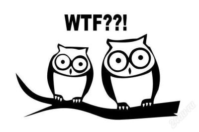 Лот: 2870225. Фото: 1. Наклейка на авто "Совы WTF!?". Наклейки автомобильные