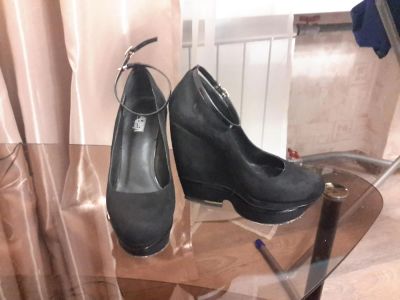 Лот: 6117953. Фото: 1. туфли замшевые. Туфли