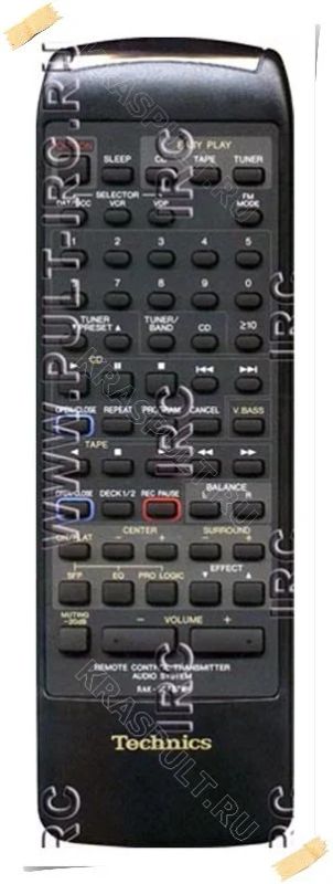 Лот: 16105481. Фото: 1. Пульт TECHNICS RAK-SC707WH. Пульты ДУ