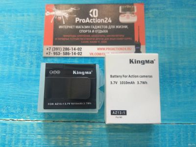 Лот: 12534380. Фото: 1. АКБ 1010 mAh KingMa (аккумулятор... Аккумуляторы, зарядные