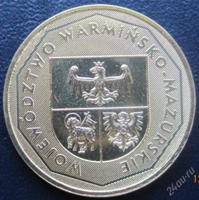 Лот: 2087416. Фото: 1. 2 злотых. 2005. Варминско-Мазурское... Европа