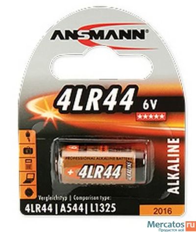 Лот: 3246868. Фото: 1. Батарейка Ansmann 476A 4LR44... Батарейки, аккумуляторы, элементы питания