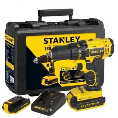 Лот: 16694079. Фото: 1. Дрель аккумуляторная Stanley SCD201D2K-RU... Электроинструмент