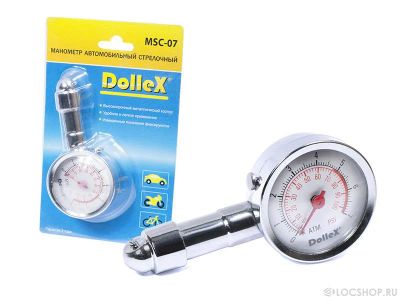 Лот: 8220020. Фото: 1. Манометр шинный "Dollex" металл... Другое (автозапчасти)