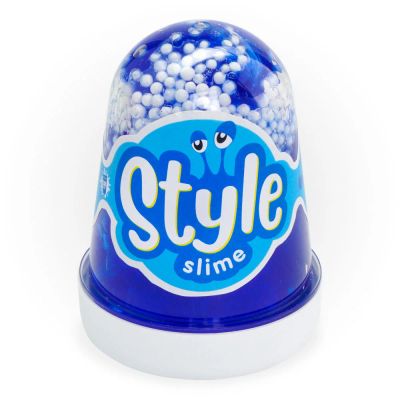 Лот: 16146421. Фото: 1. STYLE SLIME с шариками "Синий... Гирлянды, шарики, новогодние аксессуары