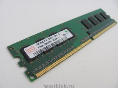 Лот: 6862129. Фото: 1. Модуль памяти DDR2 1GB Hynix HYMP112U64CP8-S6... Оперативная память