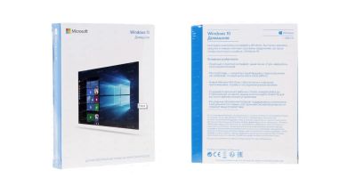 Лот: 11795087. Фото: 1. Windows 10 Домашняя (Box). Системные